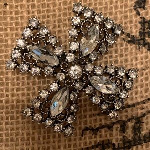 Rhinestone brooch